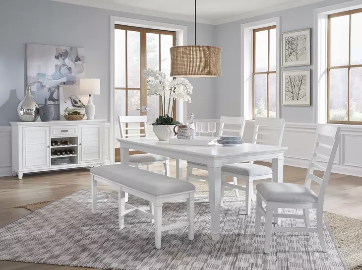Harborwick White Dove 2 Door Server