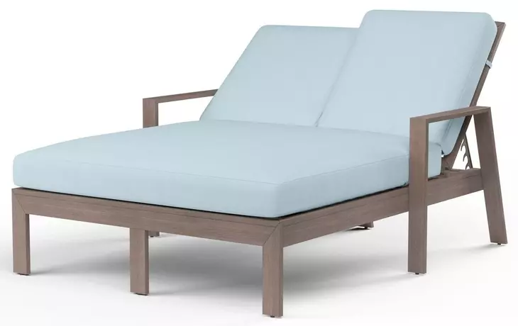 Laguna Canvas Skyline 77" Outdoor Double Chaise