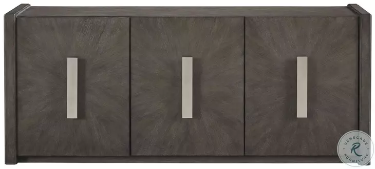 P301777 Gray 3 Door Credenza
