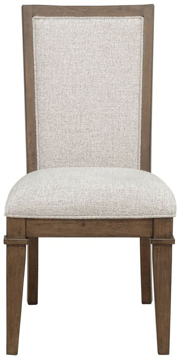 Mariana Gray and Vintage Mocha Upholstered Side Chair Set of 2