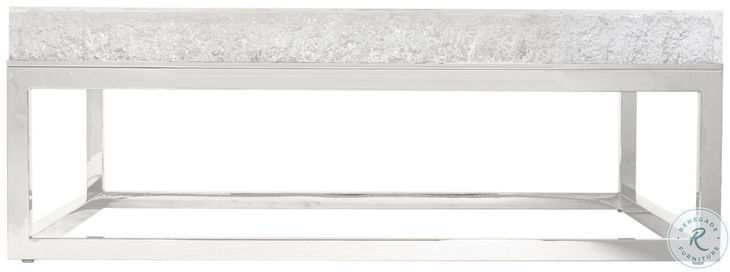 Arctic Stainless Steel Square Cocktail Table