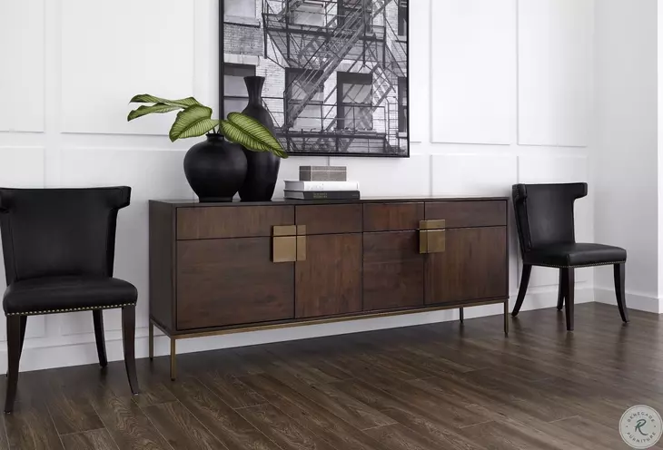 Mixt Jade Antique Brass Sideboard from Sunpan | Coleman Furniture