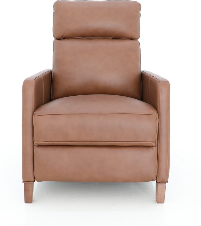 James Dobbs Saddle Leather Zero Gravity Power Recliner with Power Lumbar and USB Charging
