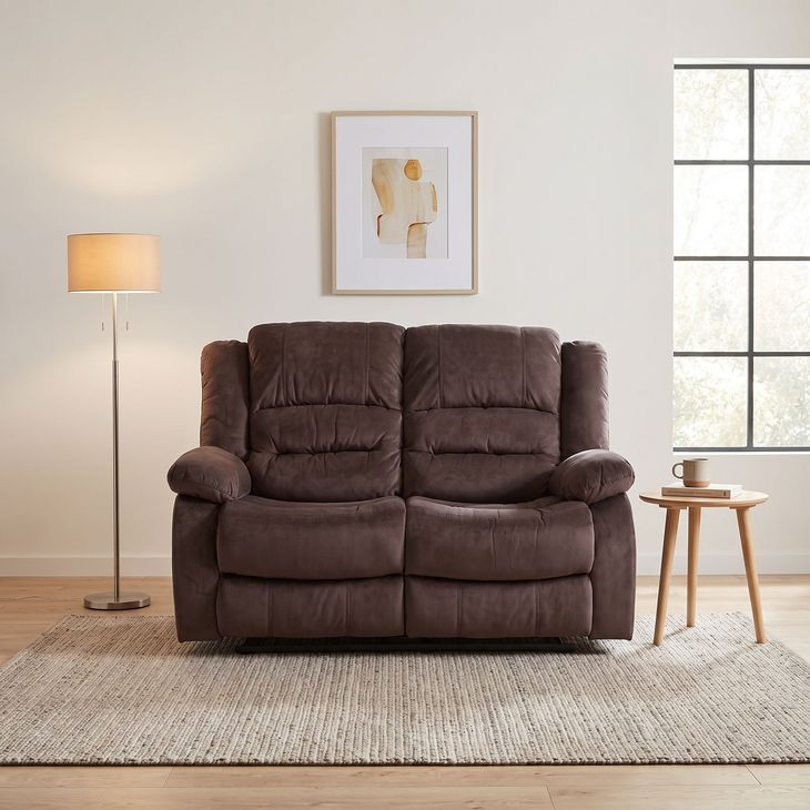 Jarita Chocolate 59" Double Reclining Loveseat