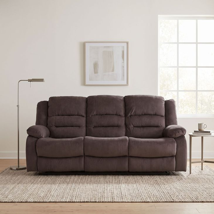 Jarita Chocolate 78" Double Reclining Sofa
