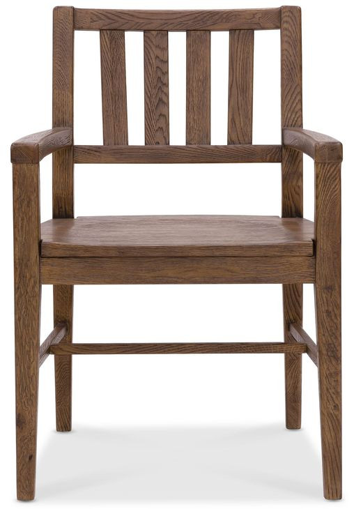 Harbor Drift Worn Saddle Arm Chair