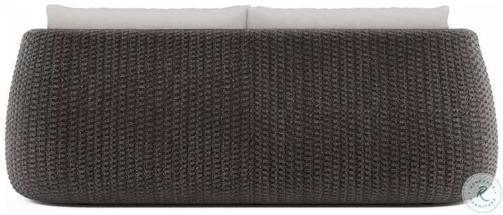 Sarene Dark Thatch And Beige Outdoor Sofa