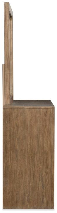 Ashford Lane Dark Umber and Milo Ivory Upholstered Panel Bedroom Set