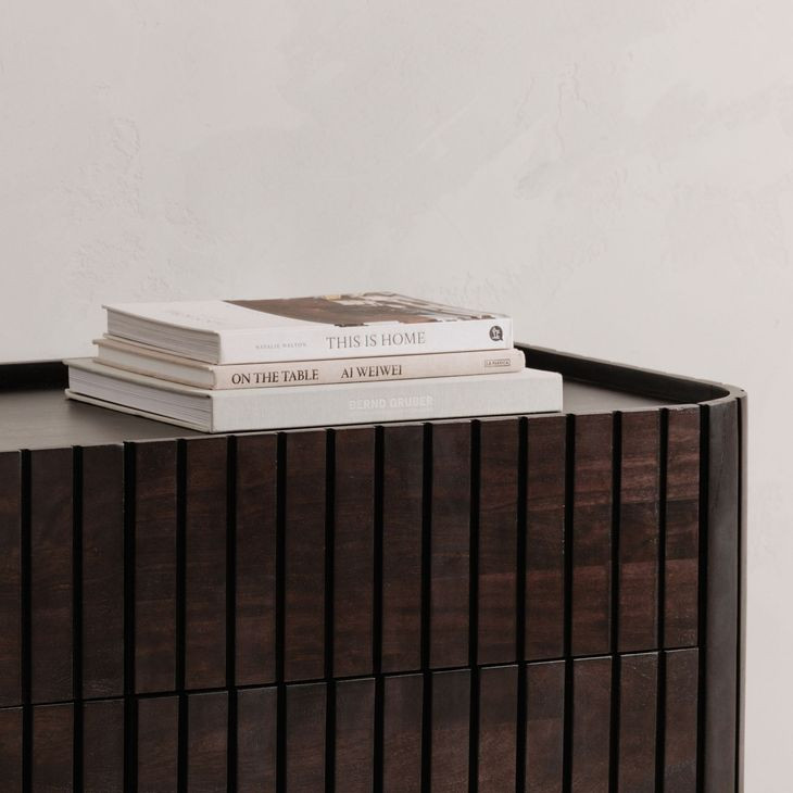 Povera Black 6 Drawer Dresser