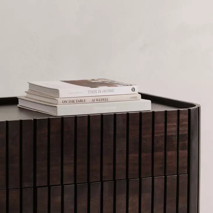 Povera Black 6 Drawer Dresser