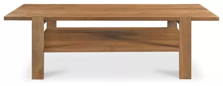 Workshop Vintage Brown Rectangular Coffee Table
