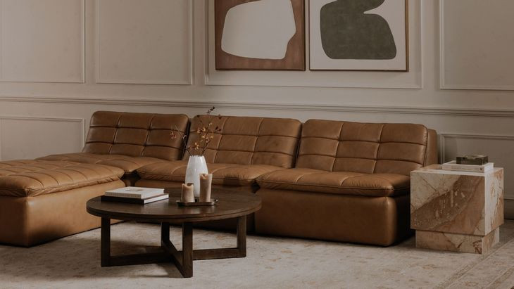 Joel Dark Brown Round Coffee Table