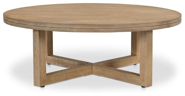 Joel Natural Round Coffee Table