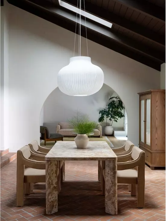 Segment Beige 72" Rectangular Dining Table