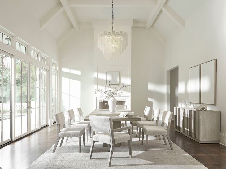 Tempo Cream Performance Fabric Arm Chair