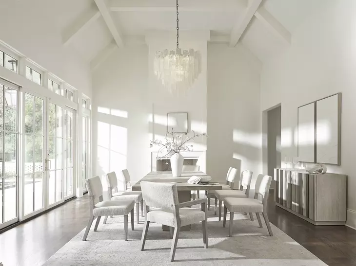 Tempo Cream Performance Fabric Arm Chair