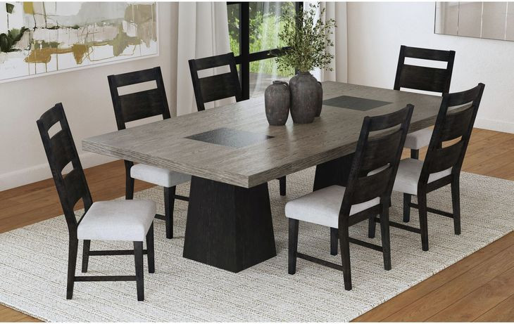 Rizzo Beige Upholstered Dining Side Chair Set of 2