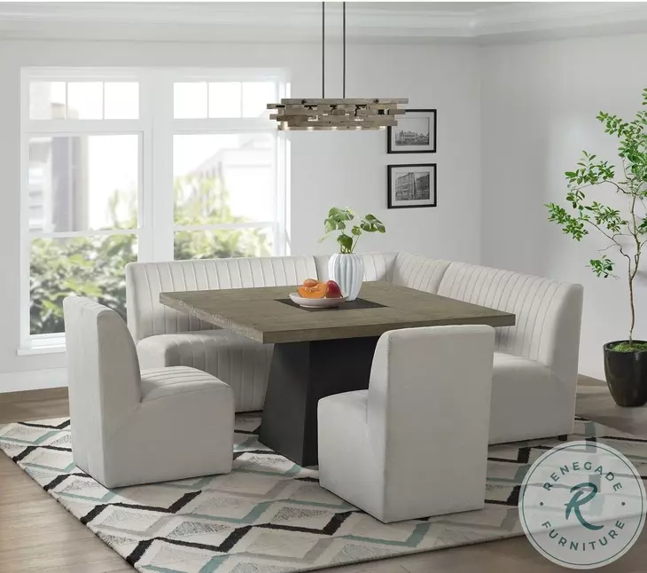 Rizzo Black And Gray Dining Table
