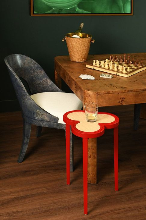 Dylan Red and Natural Clover Cigar Table