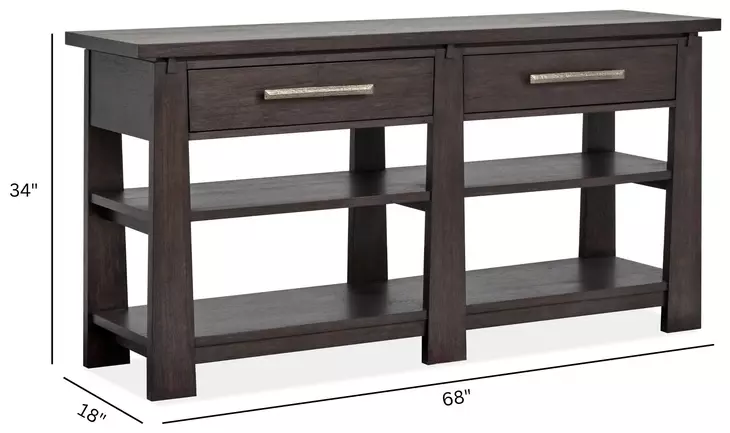 Tauren Coffee Bean 2 Drawer Sideboard