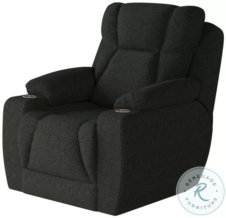 Challenger Glam Squad Slate Power Headrest Wall Hugger Big Mans Recliner