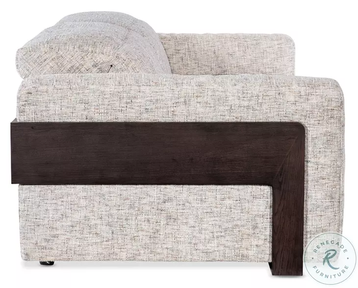 Averin Wood Odyssey Frost Power Loveseat with Power Headrest