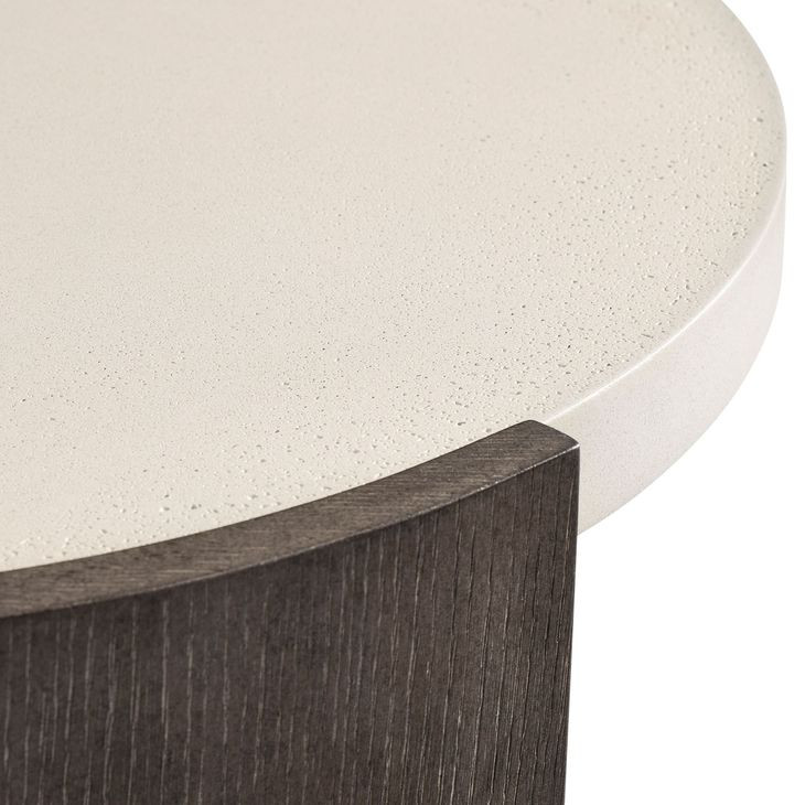 Prado Buff And Porcini Side Table