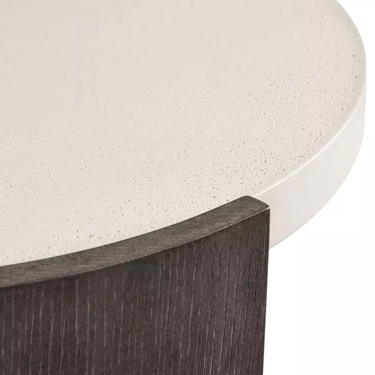 Prado Buff And Porcini Side Table