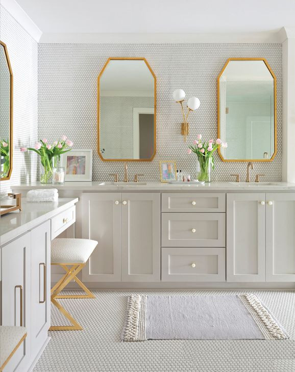 X Side Cream and Gold Stool