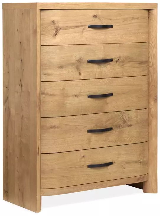 Laramie Honey Wheat 5 Drawer Chest
