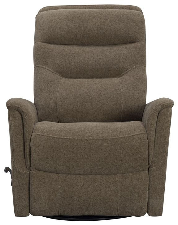 Gemini Snazzy Shiitake Manual Swivel Glider Recliner