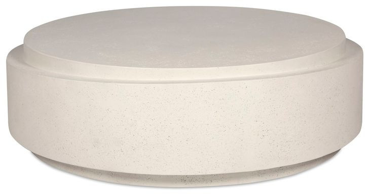 Cosmo Off White Outdoor Round Coffee Table