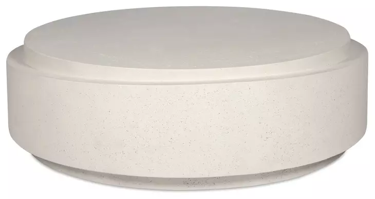 Cosmo Off White Outdoor Round Coffee Table