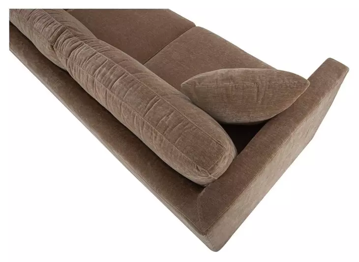 Bryn Camel 2 Piece Modular RAF Sectional with Pillows