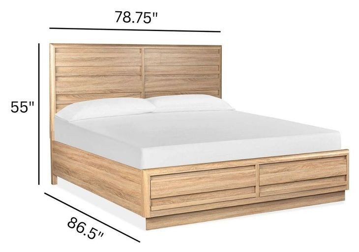 Brentwood Heights Provincial Brown King Storage Panel Bed