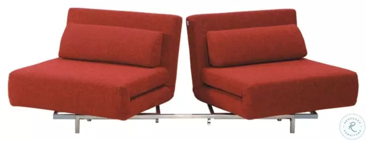 LK06-2 Red Fabric Premium Sofa Bed
