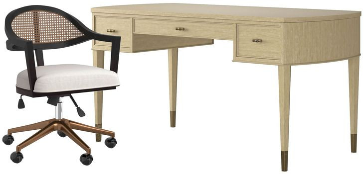 Eave Sundrenched Beige Home Office Set