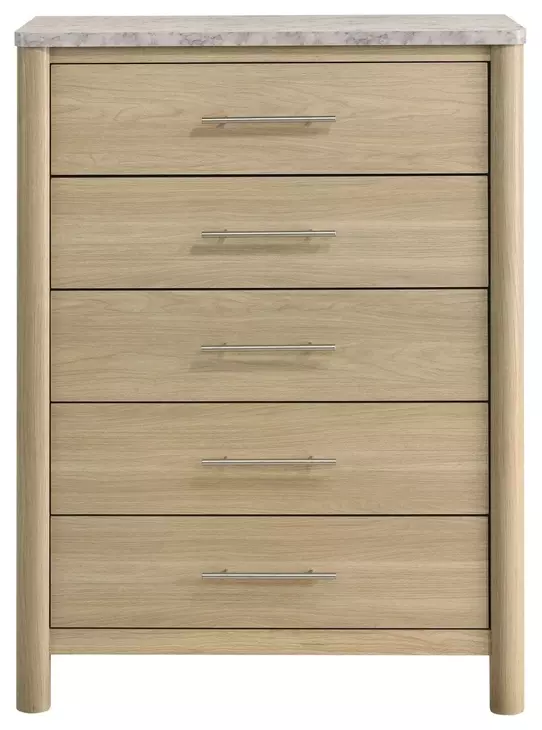 Joanna Natural 5 Drawer Chest