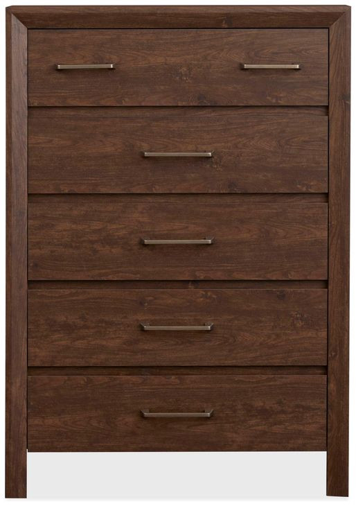 Llewellyn Columbian Walnut 5 Drawer Chest