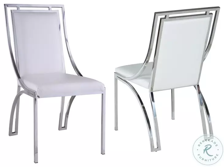 Josie White Side Chair Set of 2