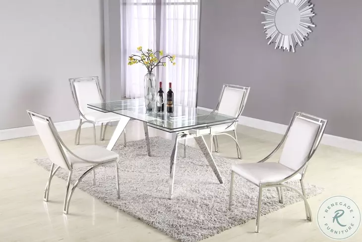 Josie White Side Chair Set of 2