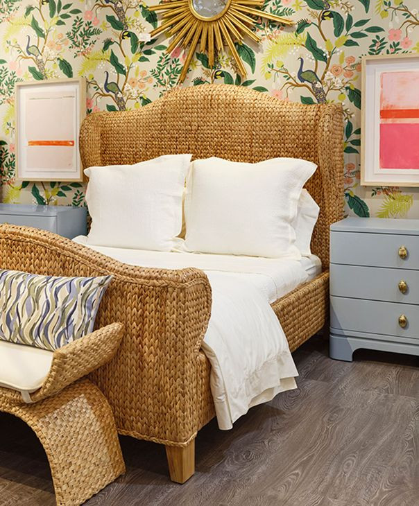 Jovi Brown King Panel Bed