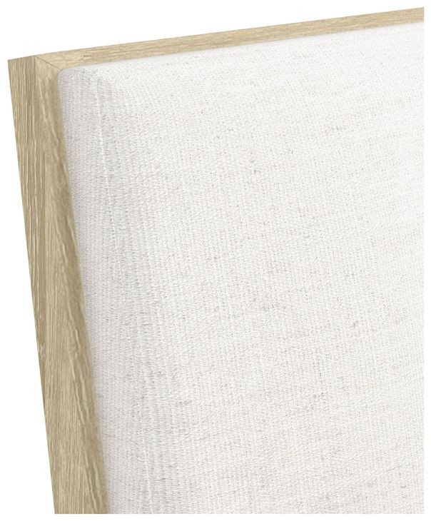 Eave Sundrenched Oak and White Upholstered Arm Chair