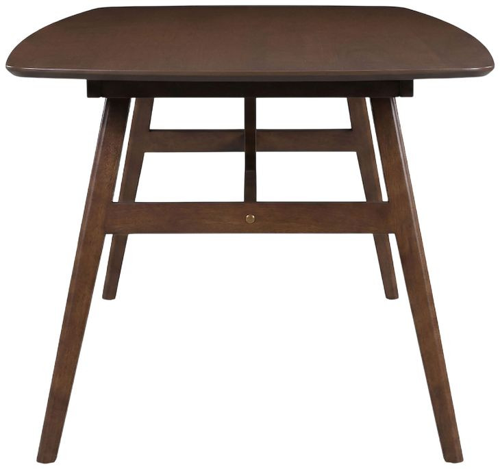 Miller Warm Walnut Spacious Rectangular Dining Table