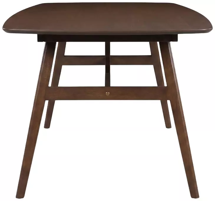 Miller Warm Walnut Spacious Rectangular Dining Table