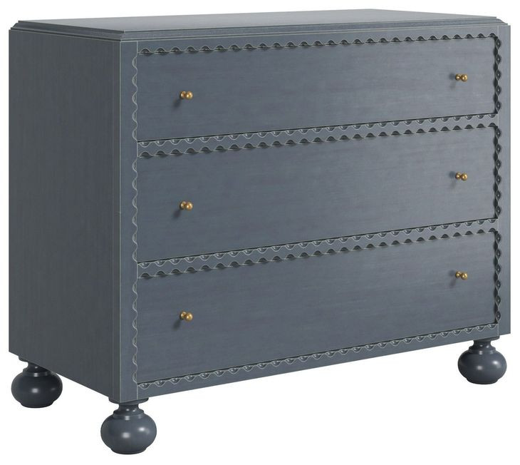 Harbor Gray 3 Drawer Accent Chest