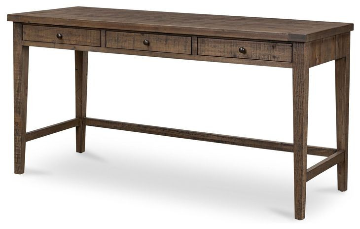 Liam Aged Brown 60" Writing Desk