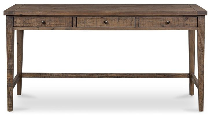 Liam Aged Brown 60" Writing Desk