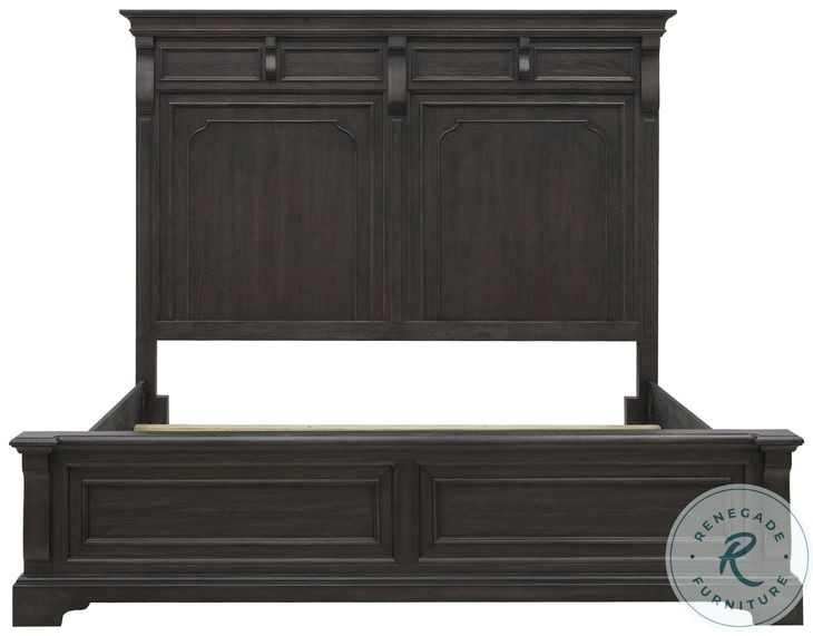 Hickory Creek Brown Velvet Panel Bedroom Set from Pulaski
