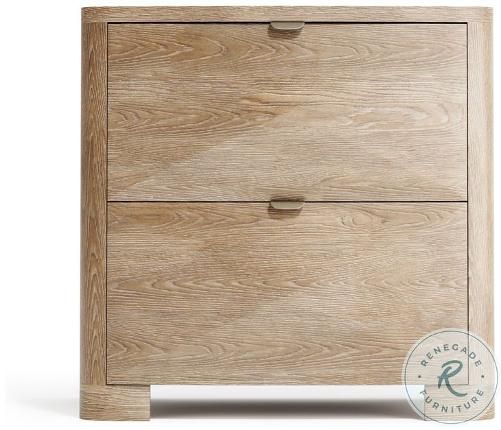 Aventura Marcona 2 Drawer Nightstand with USB Charging